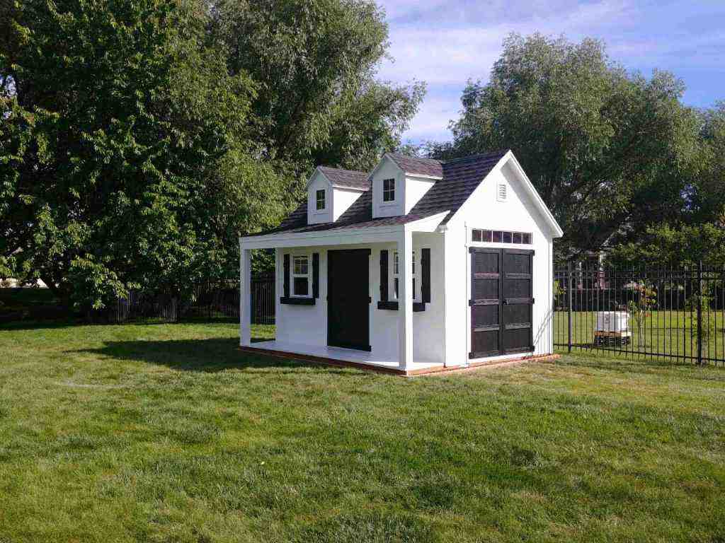 A-frame gable roof shed - Backyard storage buildings