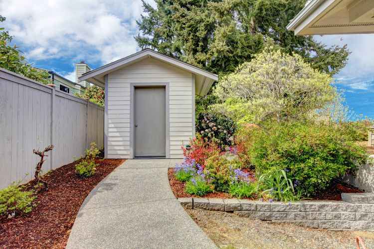 small backyard shed