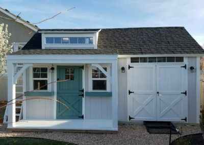 10x20 Half Playhouse Half Shed