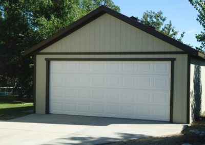 Green Detached Garage