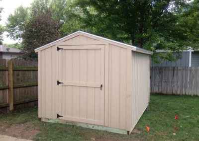 tan vineyard shed