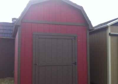 Three Tone Farm Style Shed with Overhangs