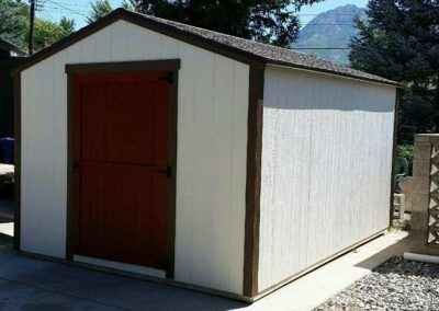 vineyard shed side red door