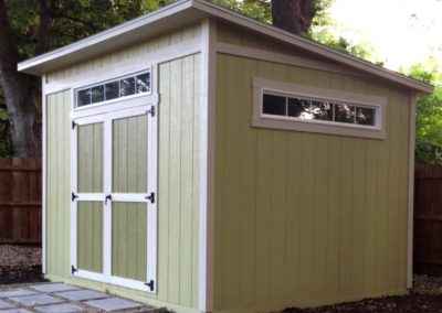 Green Lean-To Shed