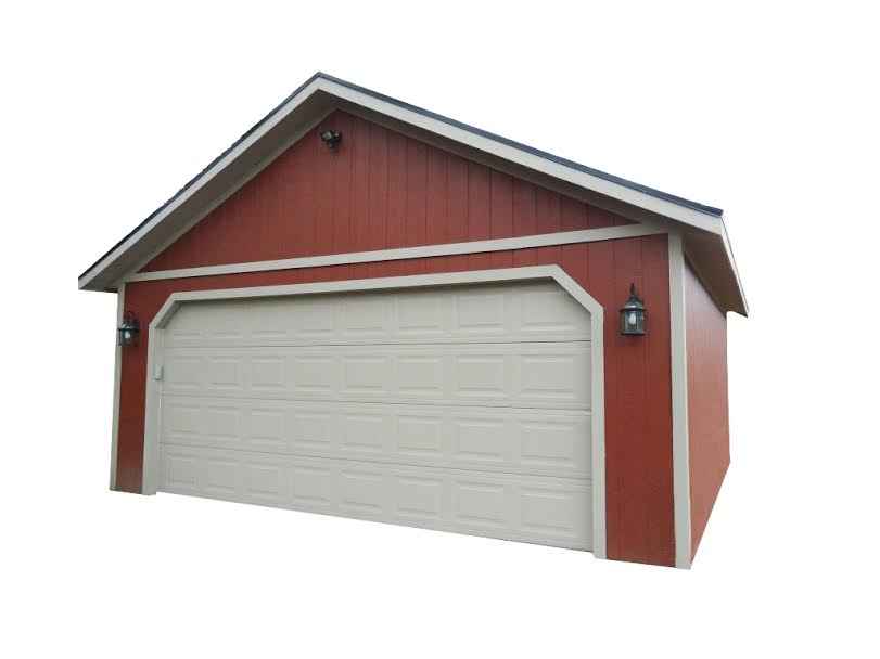Custom detached garage