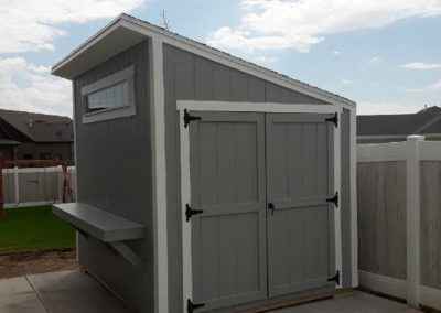 12" Overhang Lean-To Shed