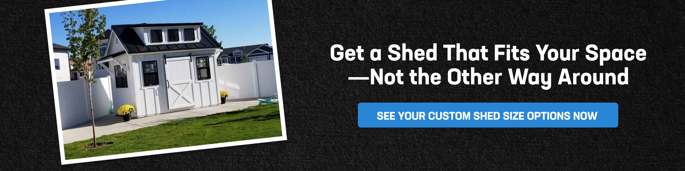 Custom shed size options help homeowners choose the right shed dimensions, layout, and storage space for their property.