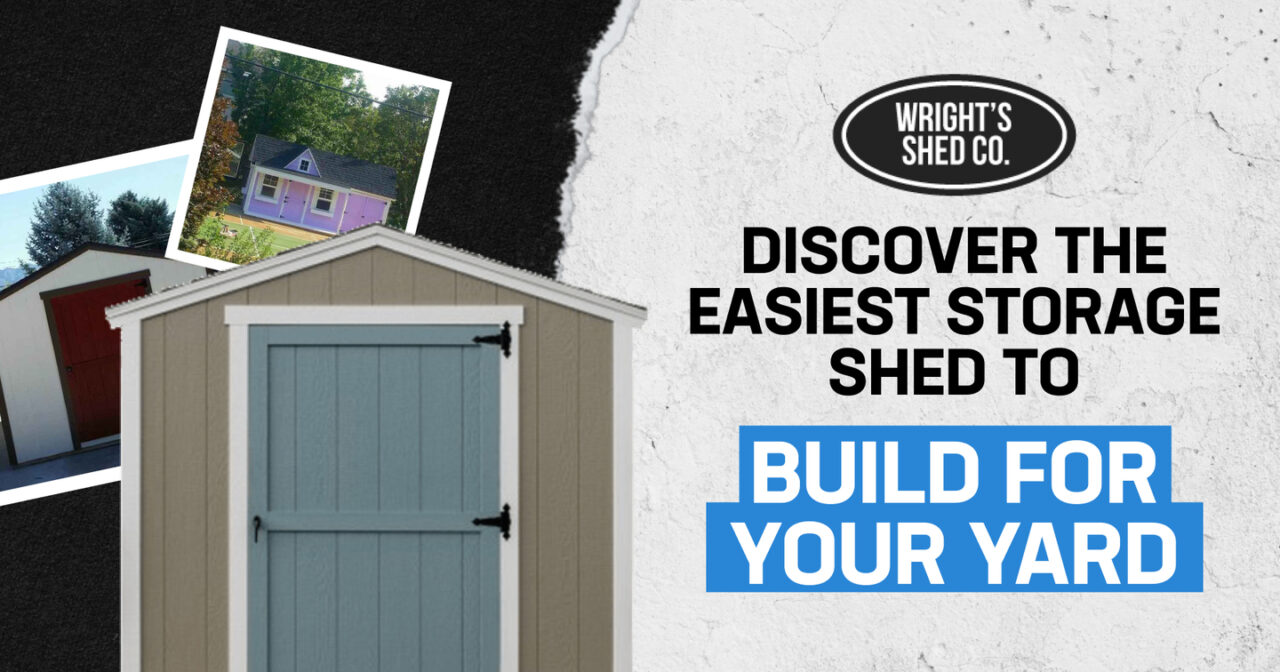 Simple Storage Building Discover the Easiest Storage Shed to Build for Your Yard