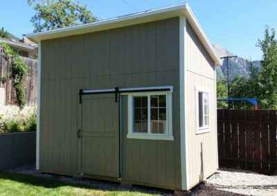 tall lean-to shed