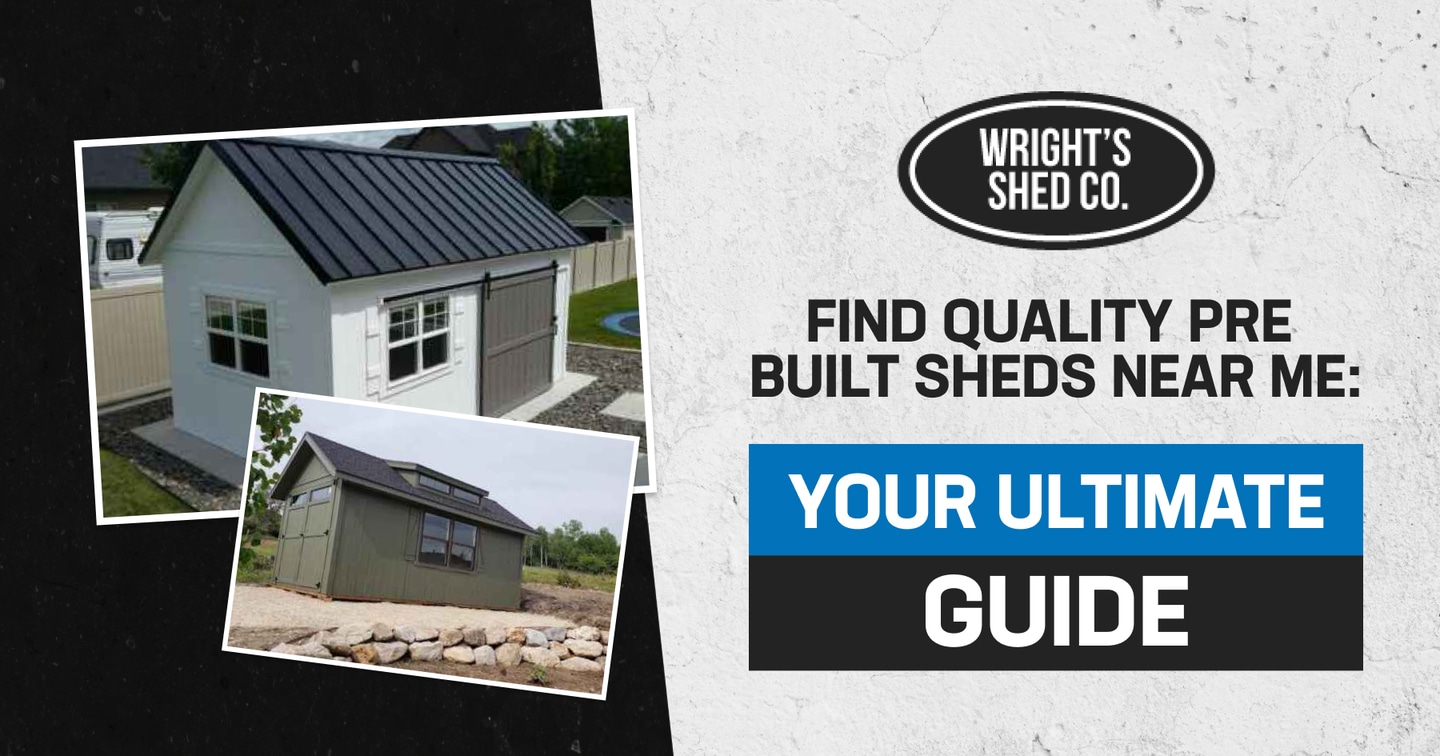 pre built sheds near me