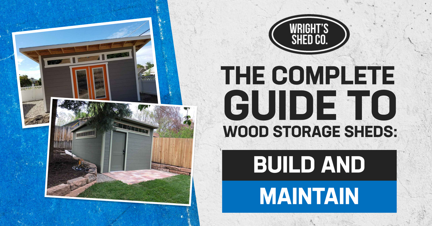 wood storage sheds