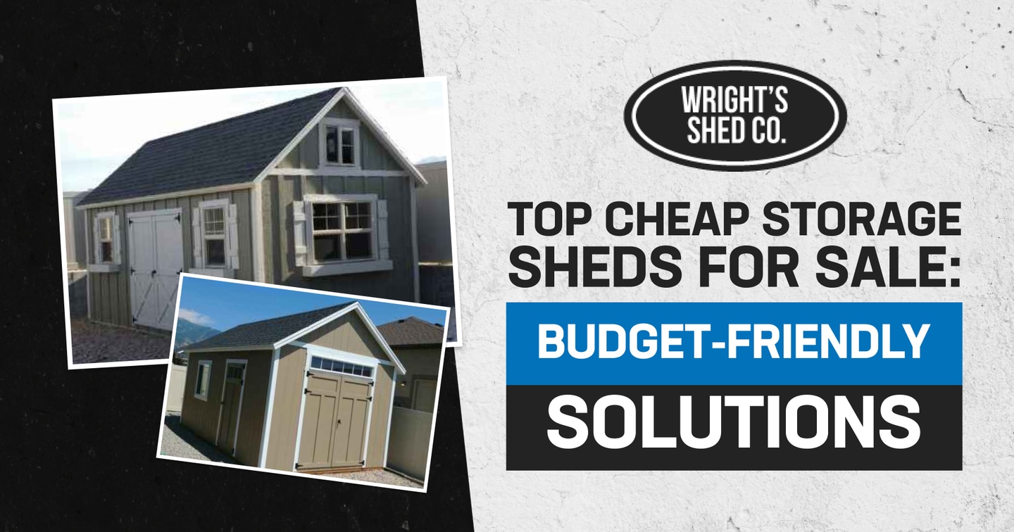 cheap storage sheds for sale