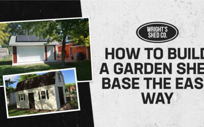 How to Build a Garden Shed Base the Easy Way