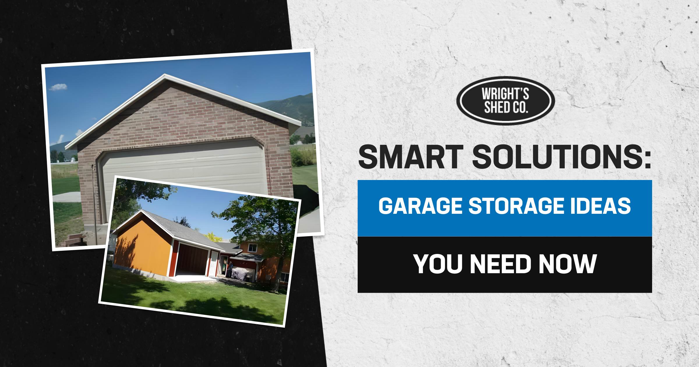 Smart Solutions: Garage Storage Ideas You Need Now Image featuring garage storage ideas with before-and-after photos and text highlighting smart solutions for organizing garage space.