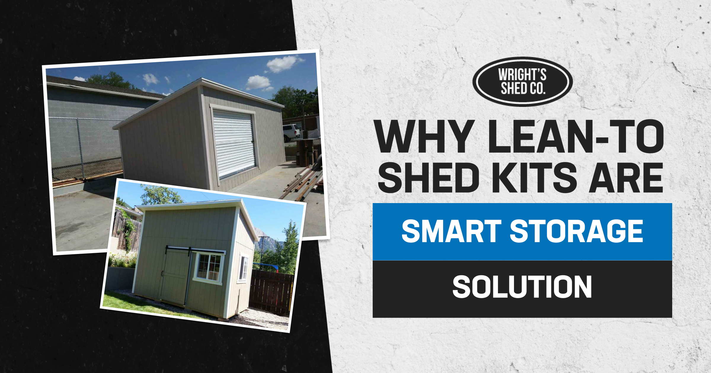 Why Lean-To Shed Kits Are a Smart Storage Solution Lean to storage shed kits displayed as compact backyard sheds, showing how lean to storage shed kits provide space-saving, durable outdoor storage solutions.