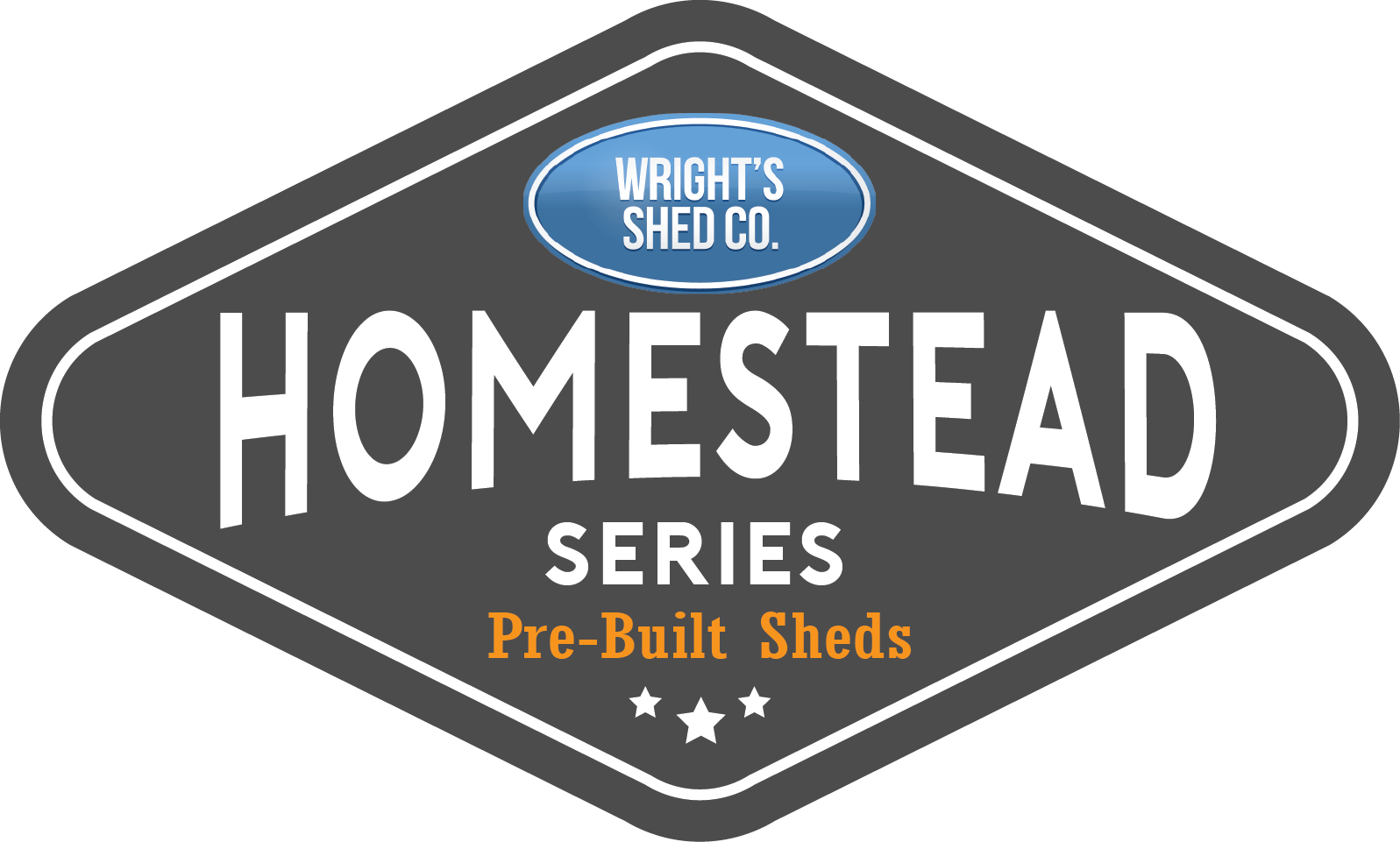 homestead pre built shed series logo