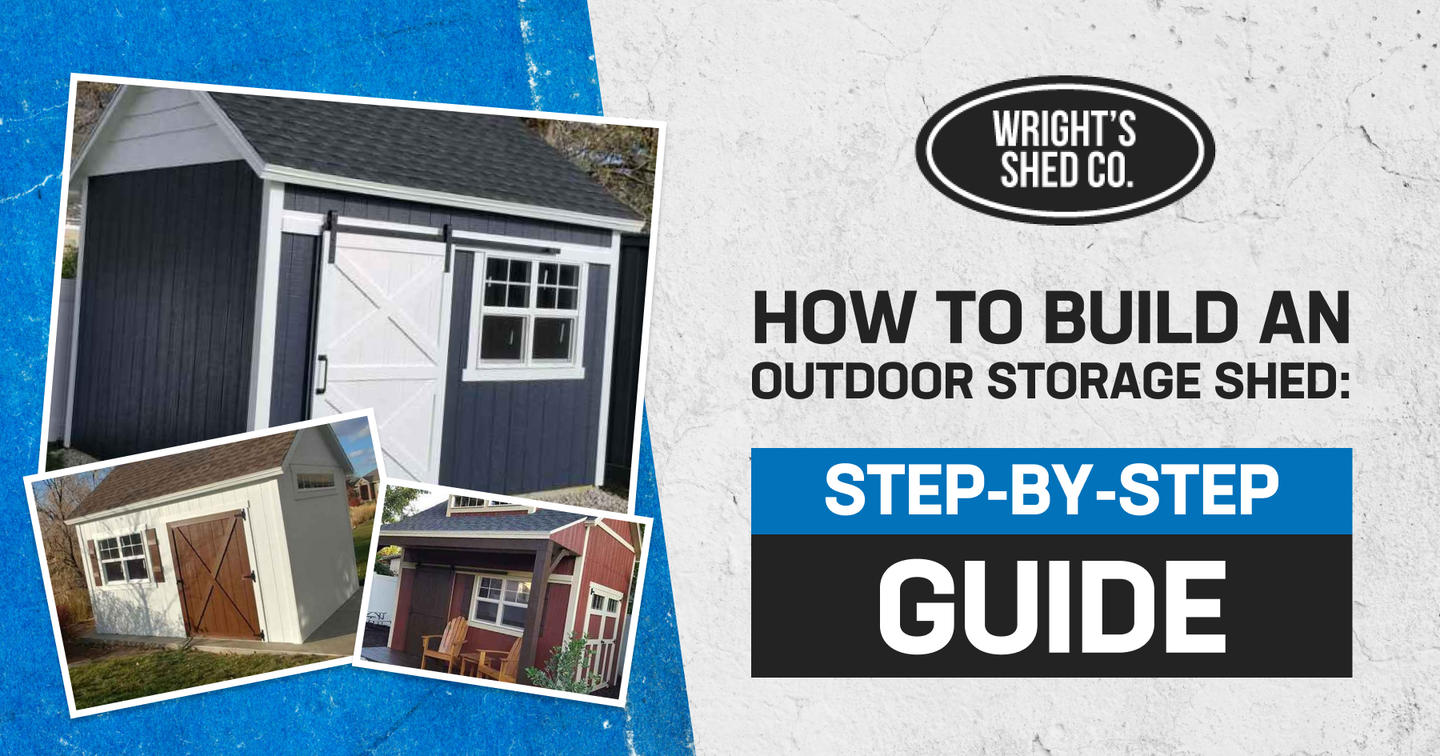 how to build an outdoor storage shed