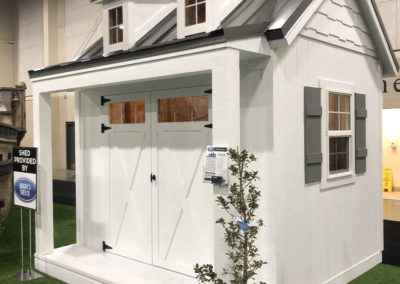 Modern flat roof dormer shed