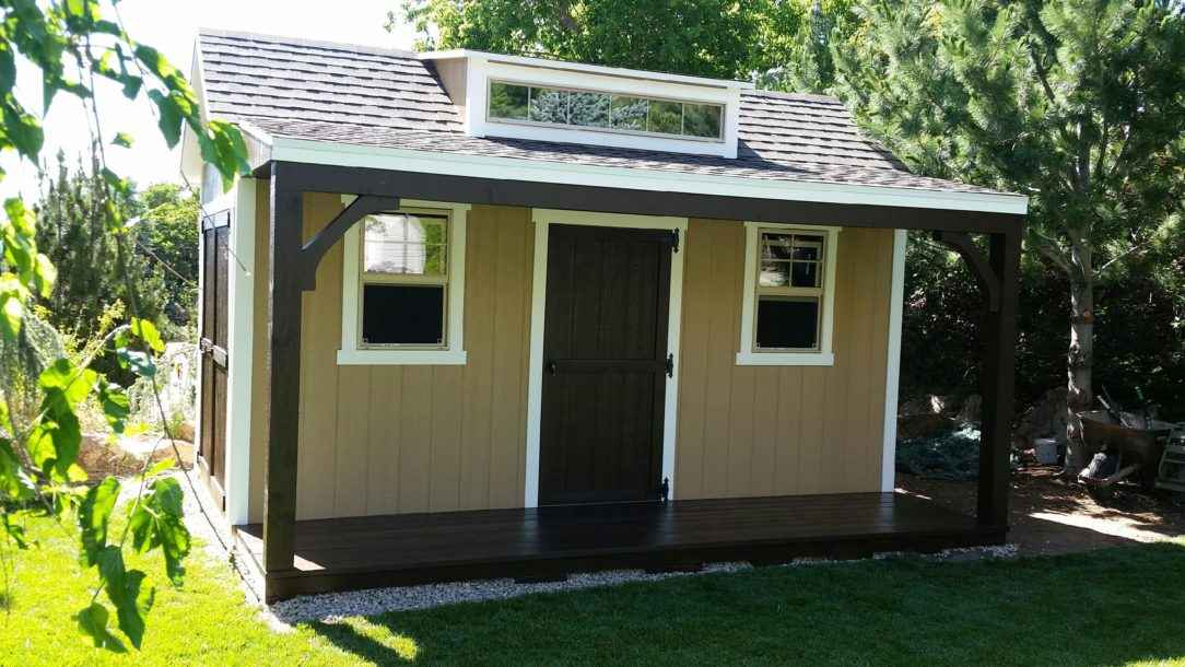 Orchard Custom shed with deck and porch