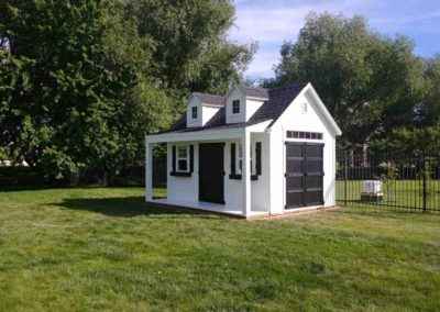 Orchard with A frame dormer