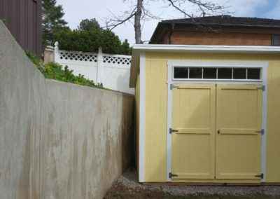 yellow lean-to