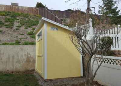 lean-to shed yellow