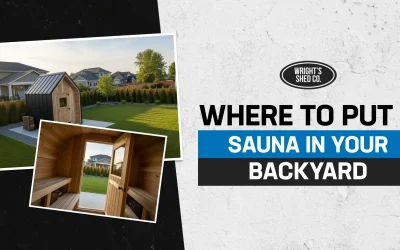 Where to Put a Sauna in Your Backyard