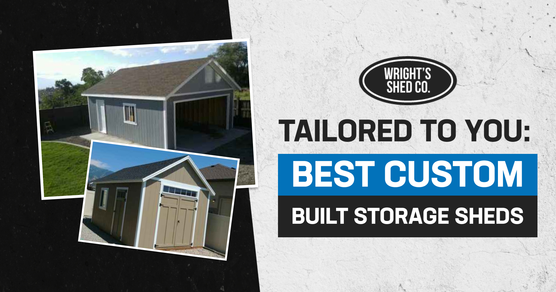 Custom built storage sheds tailored to your needs by Wright’s Shed Co. for efficient, durable solutions.