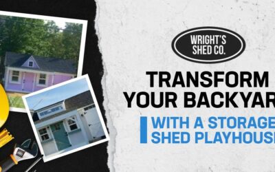 Transform Your Backyard with a Storage Shed Playhouse