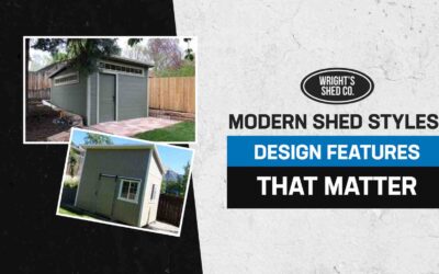 Modern Shed Styles: Design Features That Matter