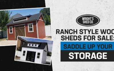 Ranch Style Wood Sheds for Sale: Saddle Up Your Storage